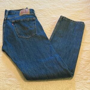LEVI’S Men’s 505 Relaxed Fit Jeans Waist 33 Length 34 Denim Blue